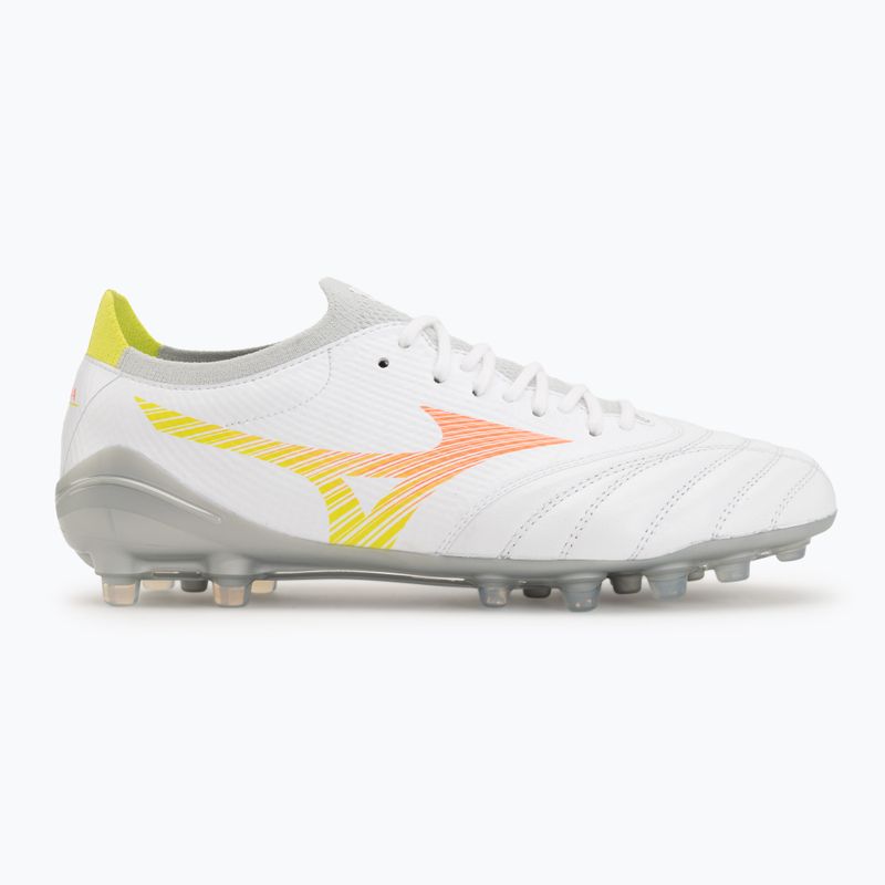 Buty piłkarskie Mizuno Morelia Neo V β Pro AG white/lava orange/evening primrose 2