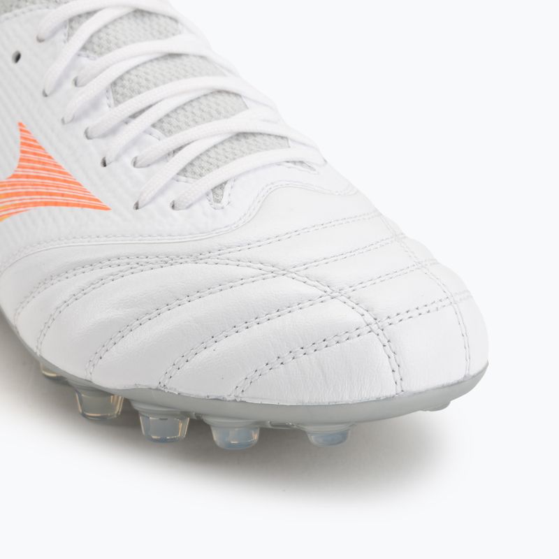 Buty piłkarskie Mizuno Morelia Neo V β Pro AG white/lava orange/evening primrose 7