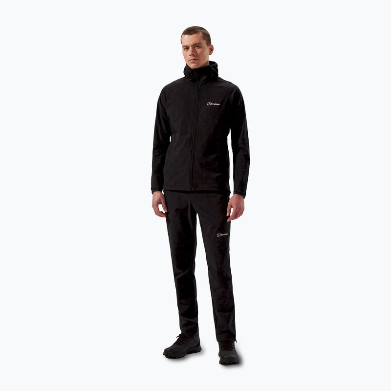 Kurtka softshell męska Berghaus Skelbo black 2