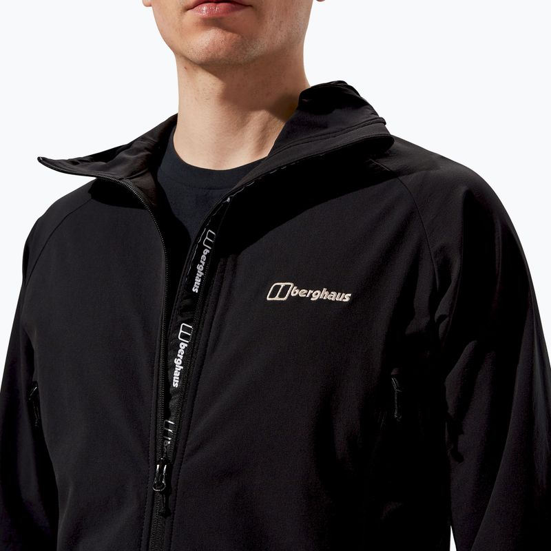 Kurtka softshell męska Berghaus Skelbo black 5