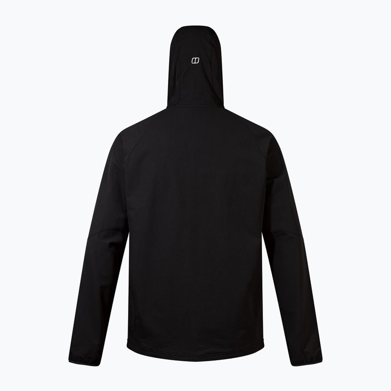 Kurtka softshell męska Berghaus Skelbo black 8