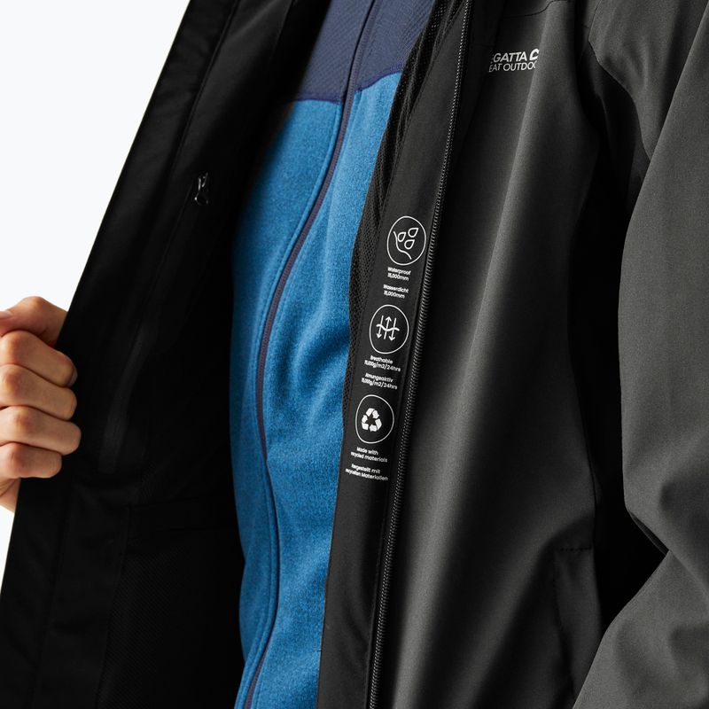 Kurtka softshell męska REGATTA Birchdale II ash/black 7