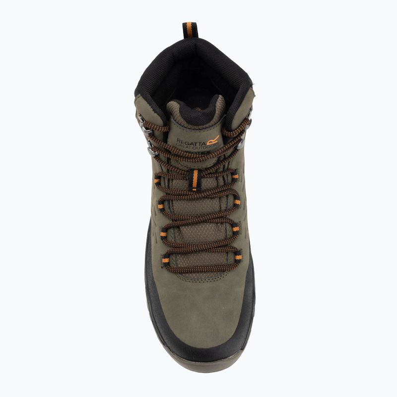 Buty trekkingowe męskie REGATTA Blake olive night/pumpkin spice 5