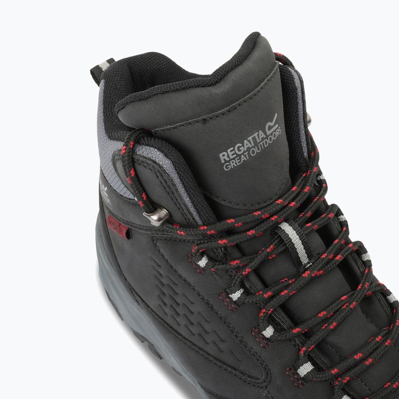 Buty turystyczne męskie REGATTA Amble black/rio red 16