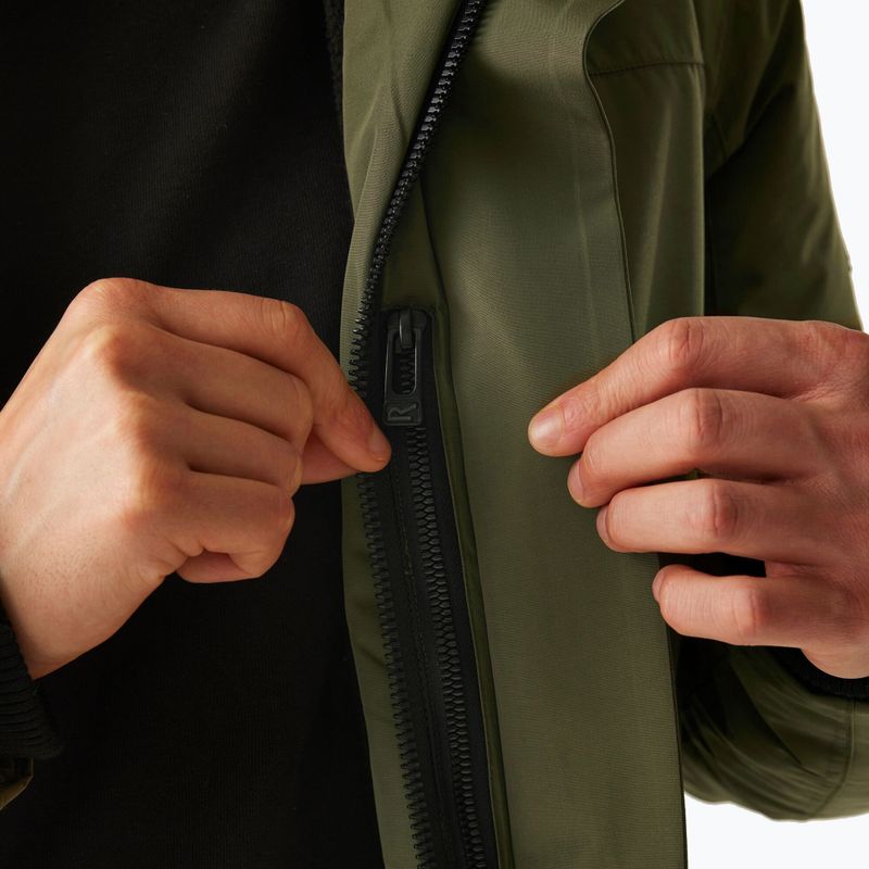 Kurtka przeciwdeszczowa meska REGATTA Marron olive night/black 9