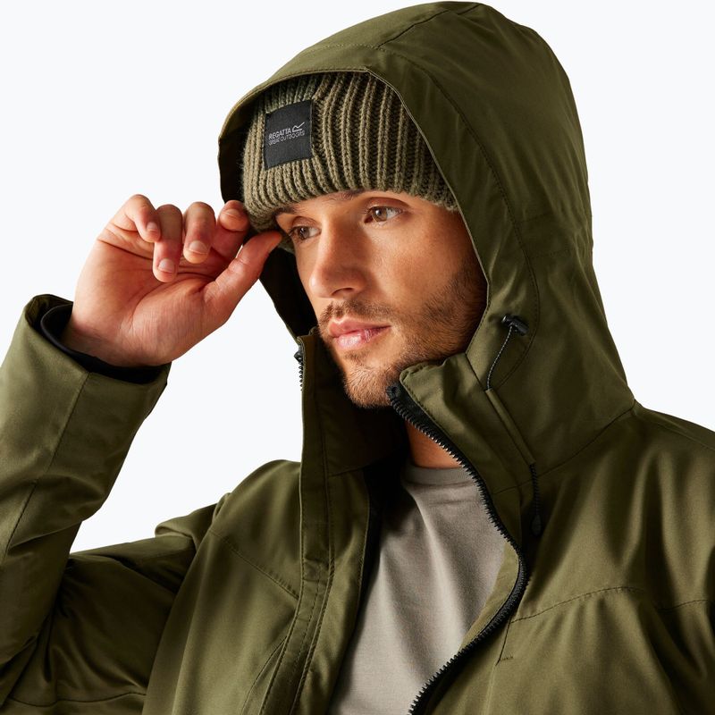 Kurtka przeciwdeszczowa męska Regatta Balaton olive night/black 4