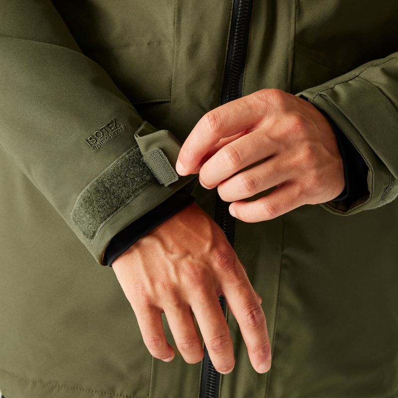 Kurtka przeciwdeszczowa męska Regatta Balaton olive night/black 8