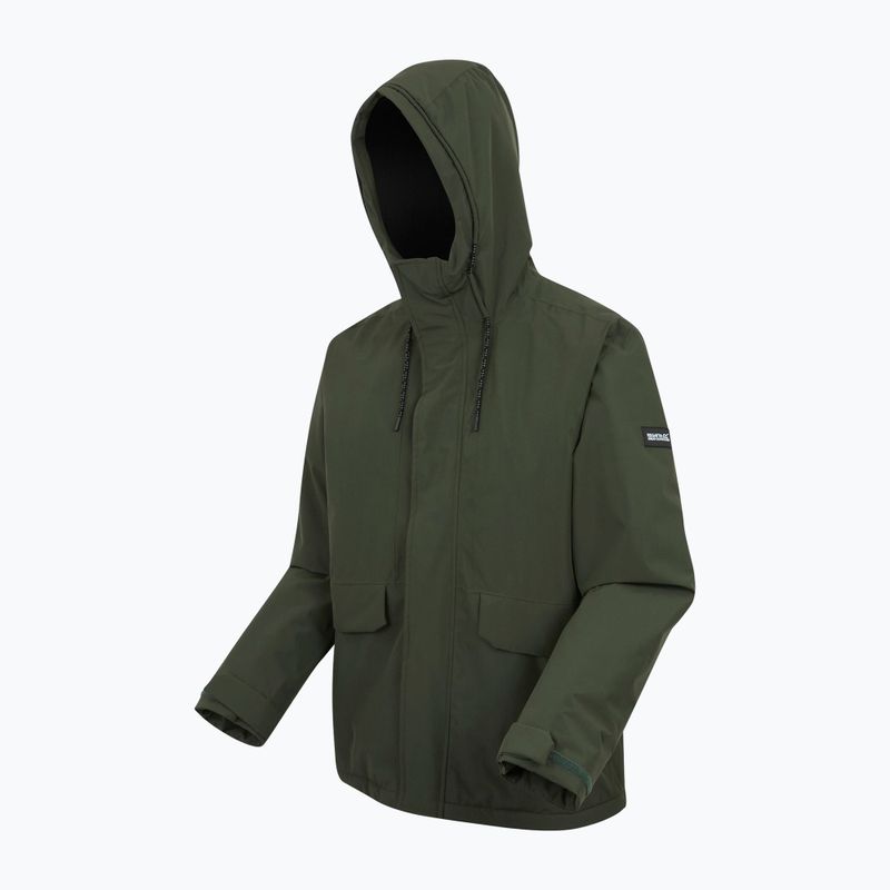 Kurtka przeciwdeszczowa męska REGATTA Sterlings dark khaki/black 11