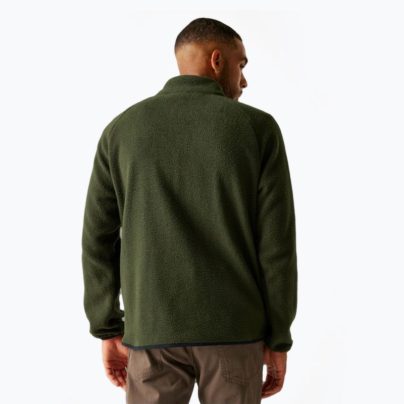 Bluza polarowa męska REGATTA Frankie Borg dark khaki 3
