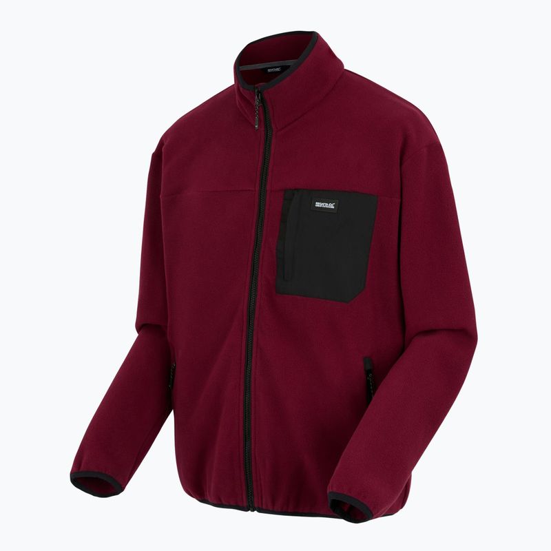 Bluza polarowa męska REGATTA Frankie Full Zip dark maroon 8