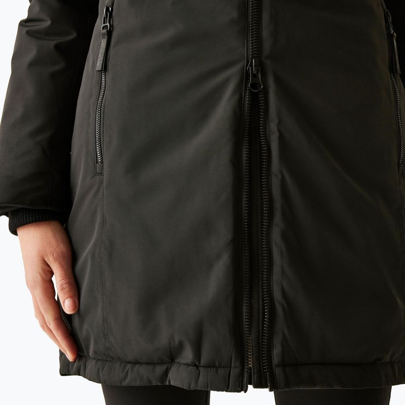 Kurtka przeciwdeszczowa damska REGATTA Marron black/mocha 5