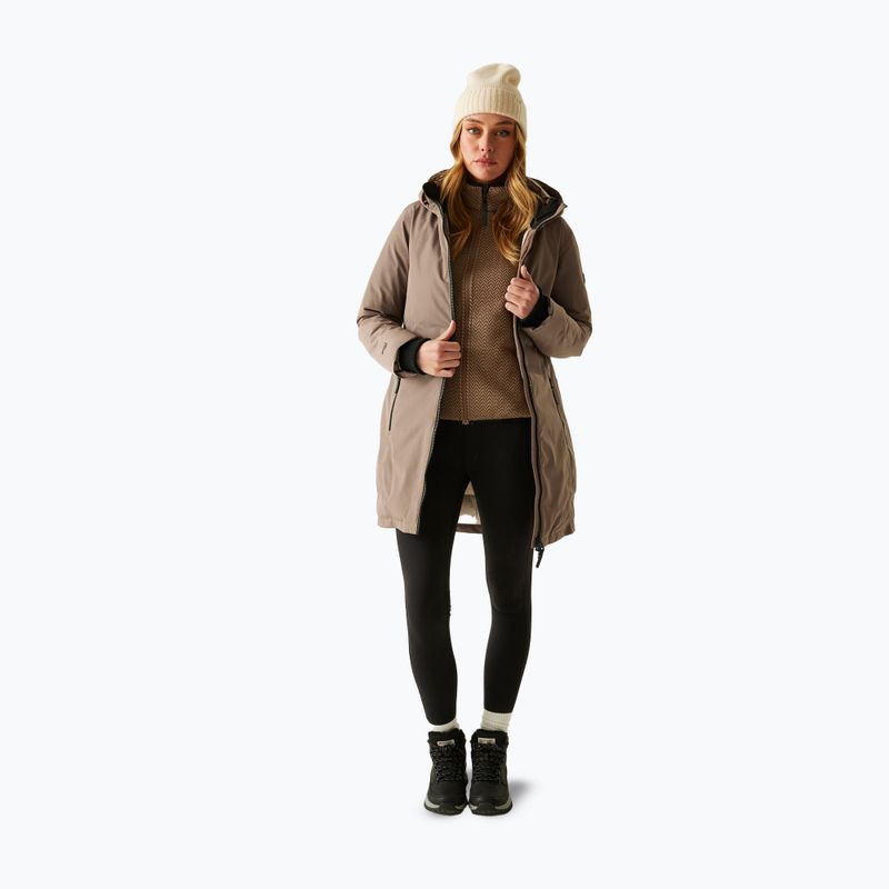 Kurtka przeciwdeszczowa damska REGATTA Marron mocha/perfectly pale 2