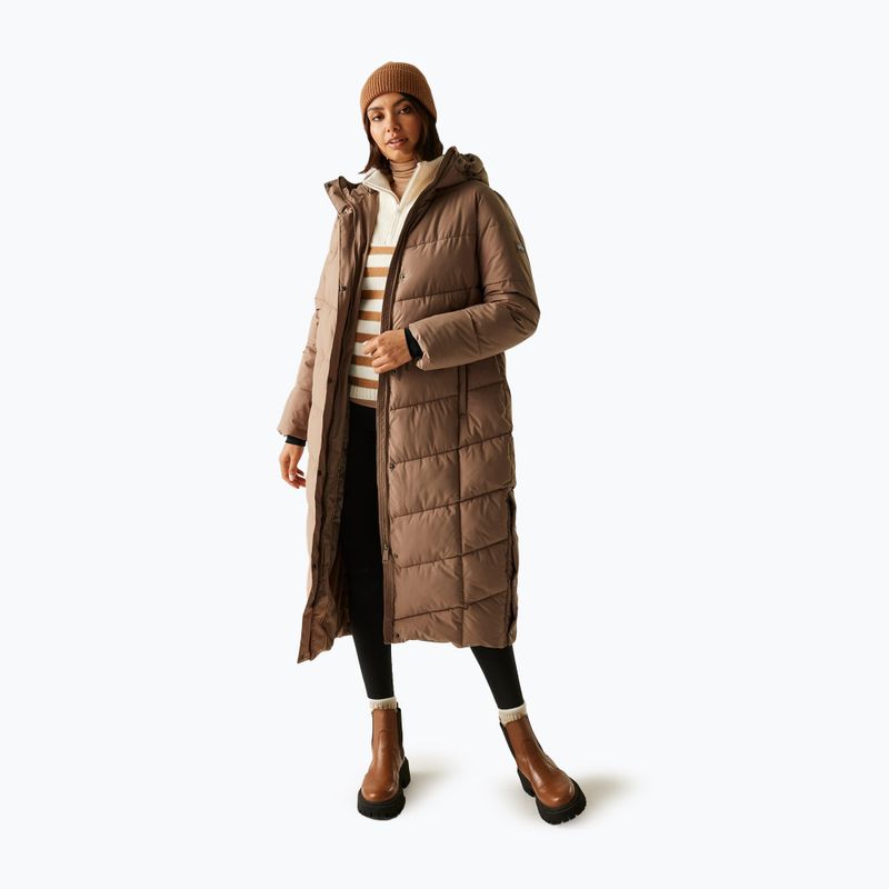 Płaszcz ocieplany damski REGATTA Eloria mocha 2