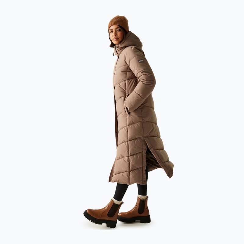 Płaszcz ocieplany damski REGATTA Eloria mocha 4