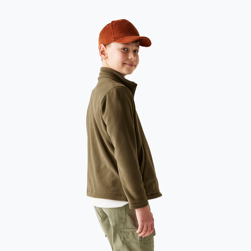 Bluza polarowa dziecięca Regatta King II olive night 7