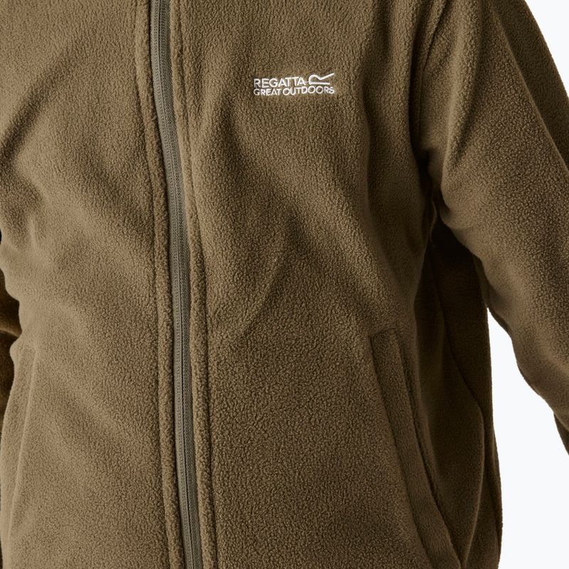 Bluza polarowa dziecięca Regatta King II olive night 9