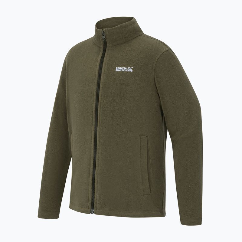 Bluza polarowa dziecięca Regatta King II olive night 3
