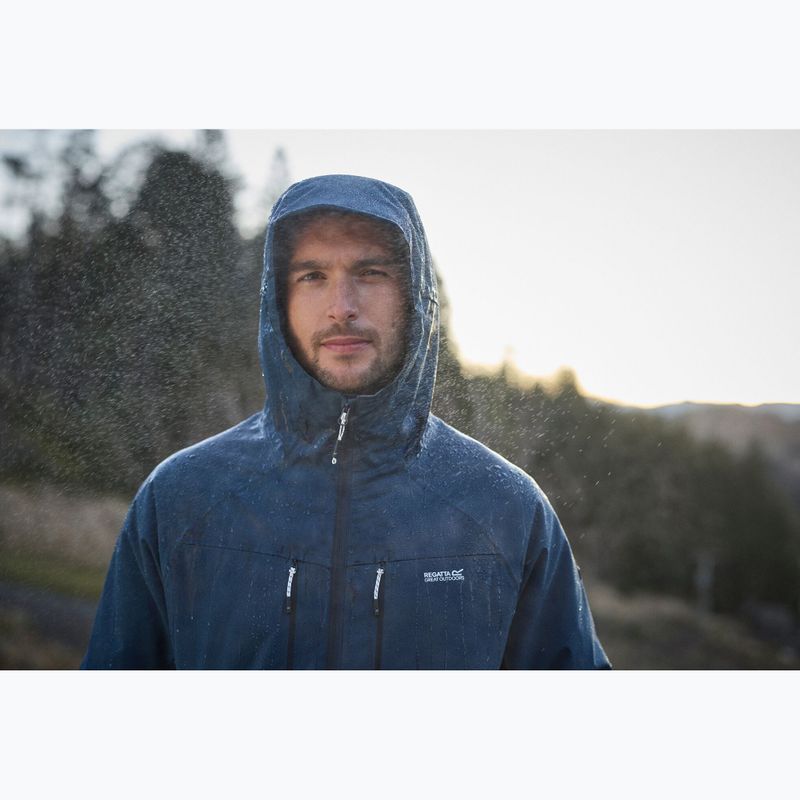 Kurtka przeciwdeszczowa męska REGATTA Highton Stretch Padded moonlight denim/navy 13