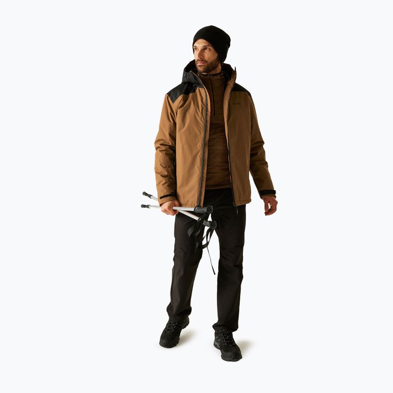 Kurtka przeciwdeszczowa męska REGATTA Thornridge nut brown/black 2