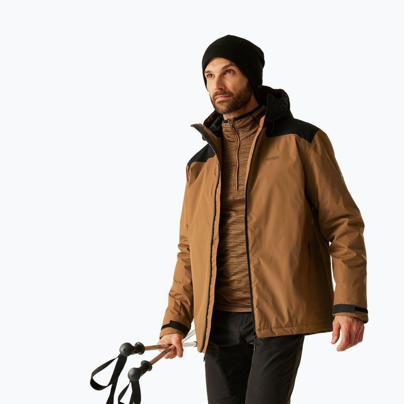 Kurtka przeciwdeszczowa męska REGATTA Thornridge nut brown/black 4
