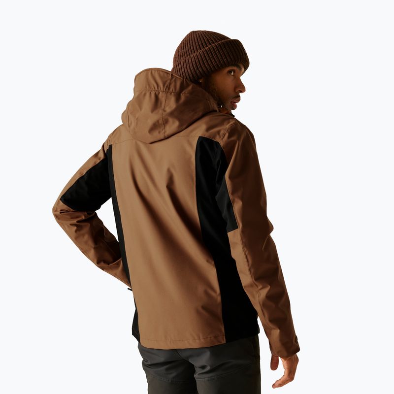 Kurtka softshell męska REGATTA Birchdale II nut brown/black 3