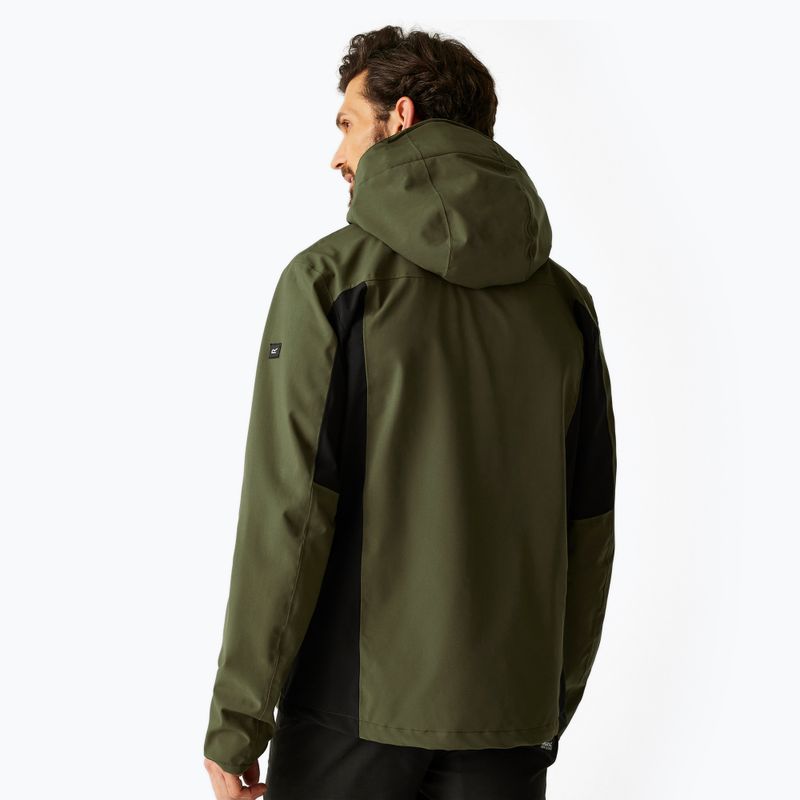 Kurtka softshell męska REGATTA Birchdale II olive night/black 3