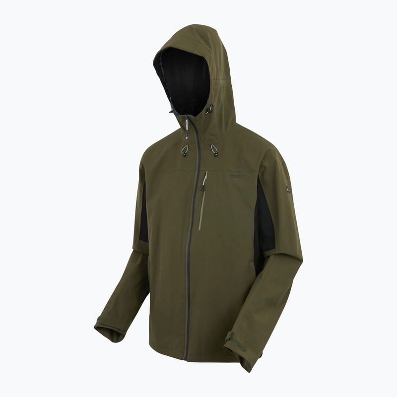 Kurtka softshell męska REGATTA Birchdale II olive night/black 12