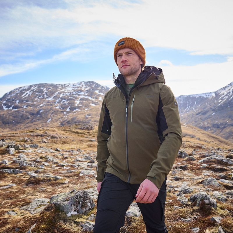 Kurtka softshell męska REGATTA Birchdale II olive night/black 13