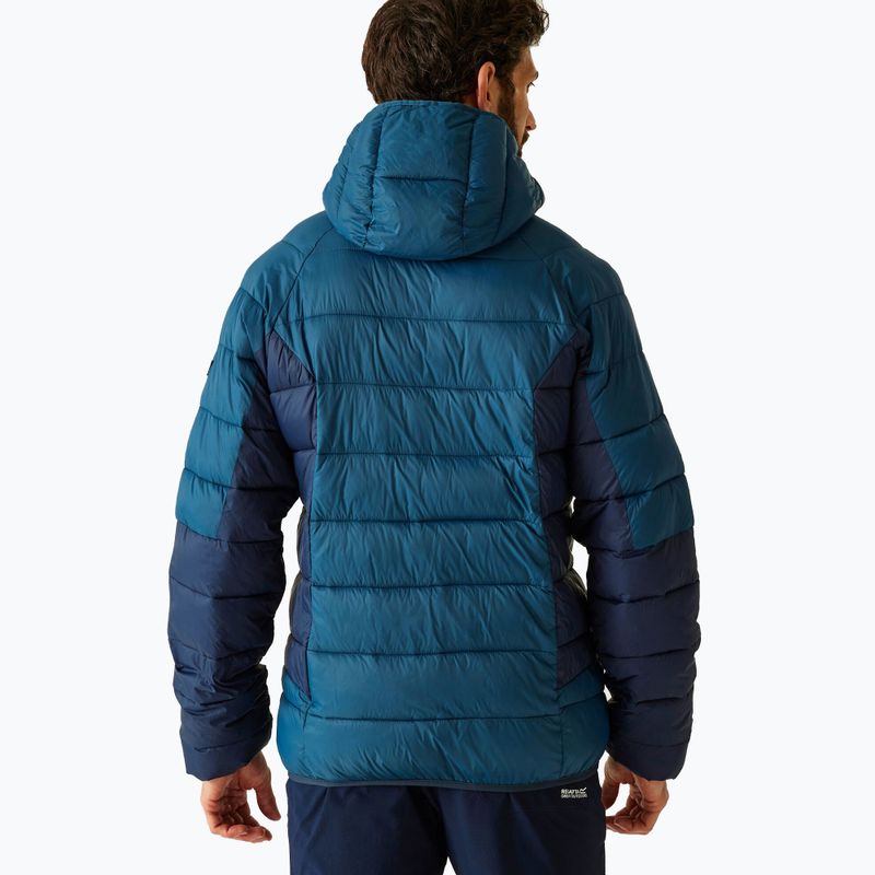 Kurtka ocieplana męska REGATTA Hooded Dalent moonlight denim/navy 3