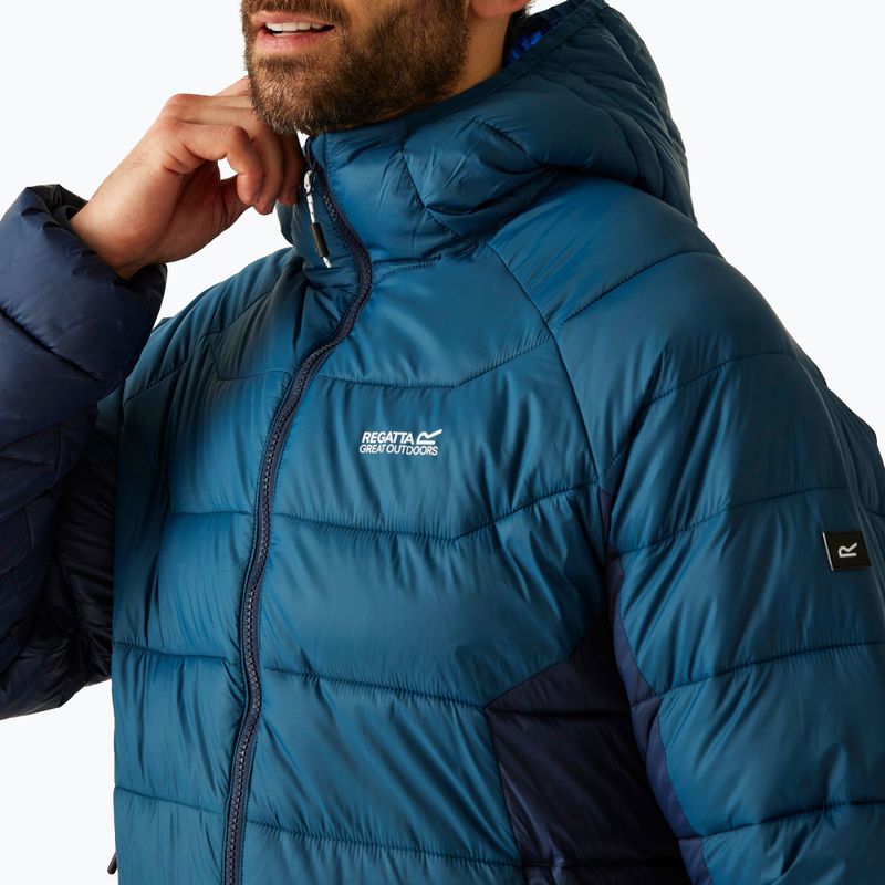 Kurtka ocieplana męska REGATTA Hooded Dalent moonlight denim/navy 5
