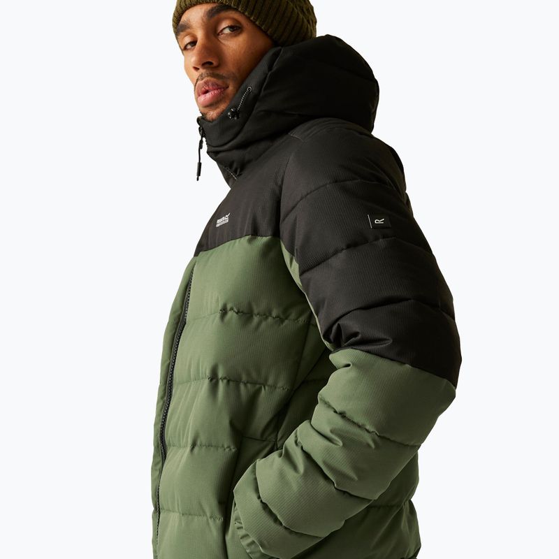Kurtka ocieplana męska REGATTA Aldthron olive night/black 5
