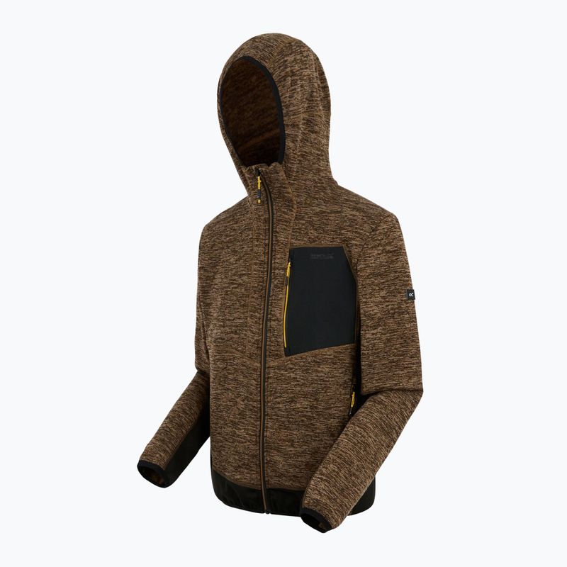 Bluza męska REGATTA Alven nut brown marl/black 9