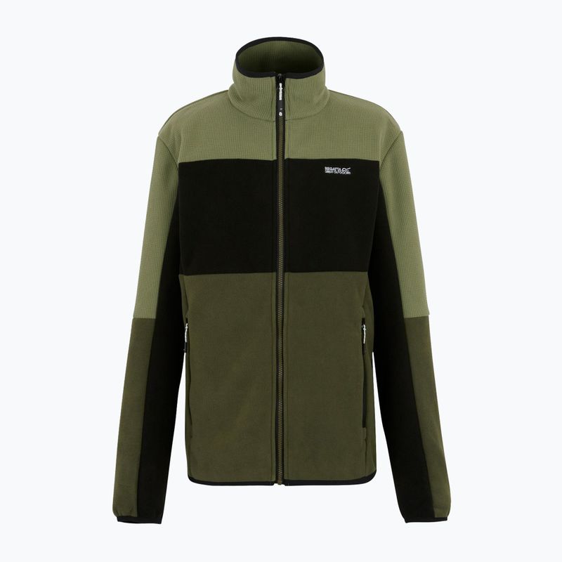 Bluza polarowa męska REGATTA Ormont oil green/black/olive night 5