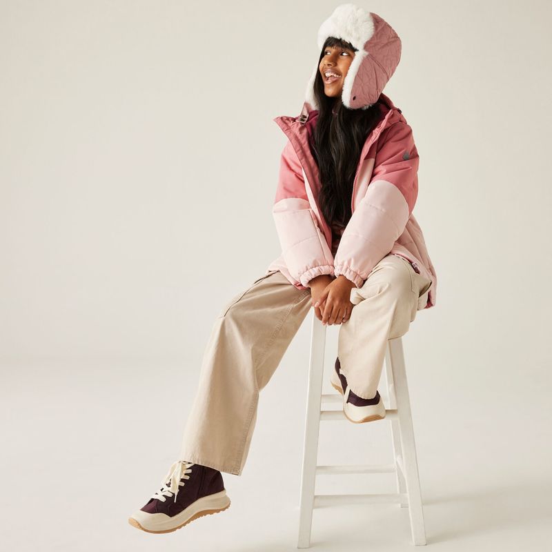 Kurtka ocieplana dziecięca REGATTA Lofthouse dusty rose/lotus pink 9