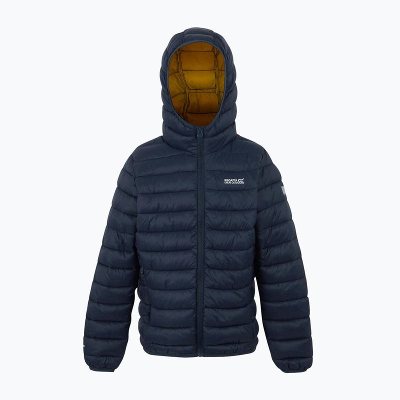 Kurtka dziecięca REGATTA Hooded Marizion navy/gold flake
