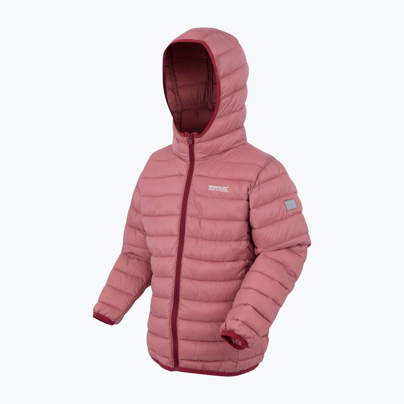 Kurtka dziecięca REGATTA Hooded Marizion dusty rose/dark pimiento 3