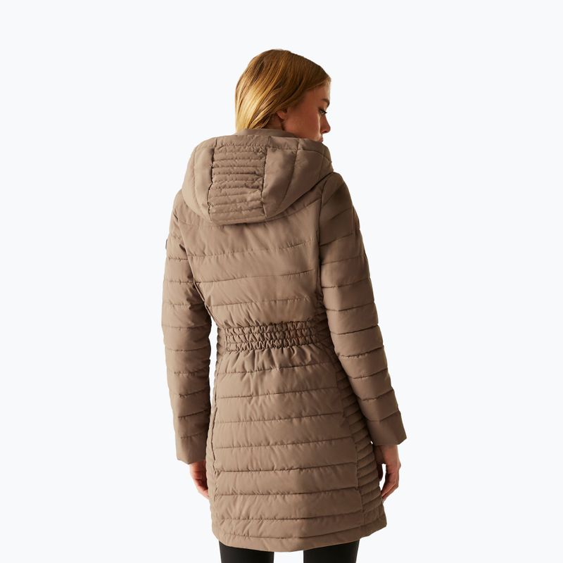 Płaszcz ocieplany damski REGATTA Andria mocha/perfectly pale 3