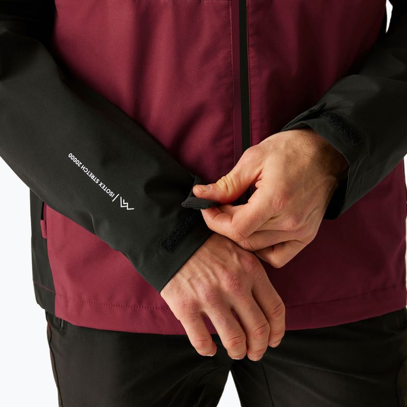 Kurtka 3w1 męska REGATTA Sacramento dark maroon/black 7