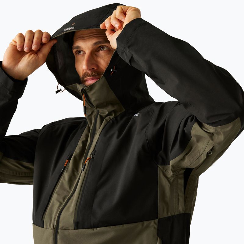 Kurtka 3w1 męska REGATTA Sacramento olive night/black 4