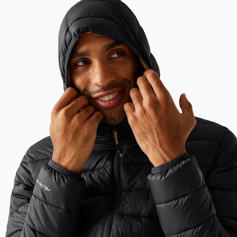 Kurtka męska REGATTA Hooded Marizion ash/gold 4