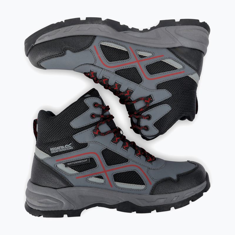 Buty turystyczne męskie REGATTA Vendeavour granite/rio red 2
