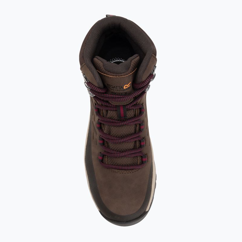 Buty trekkingowe damskie REGATTA Blake chestnut/dark pimento 5