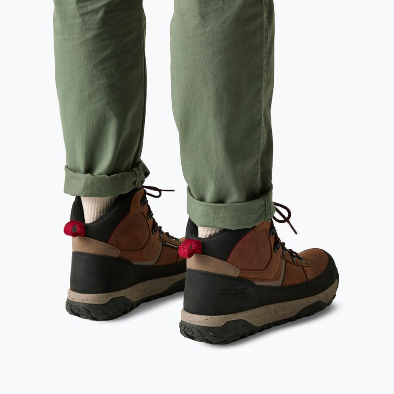 Buty turystyczne męskie REGATTA Renford brown/rio red 6