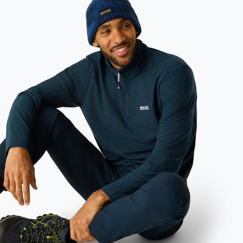 Bluza polarowa męska Regatta Thompson Marl moonlight denim 7