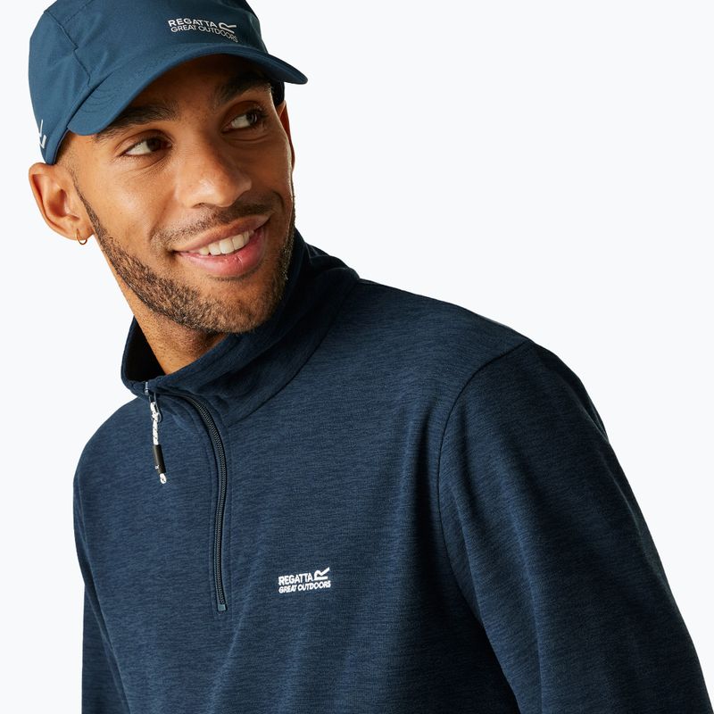 Bluza polarowa męska Regatta Thompson Marl moonlight denim 8