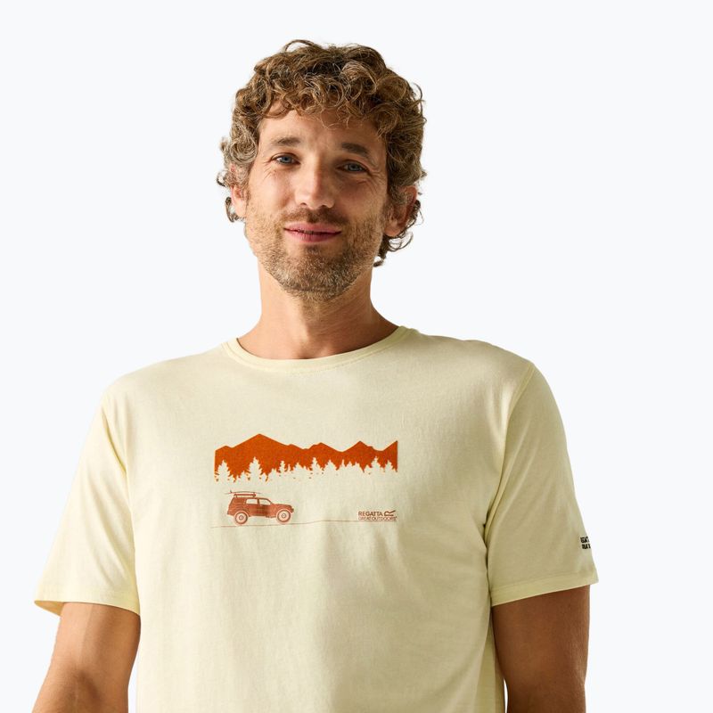 Koszulka męska Regatta ClineIX white stone wilderness 4