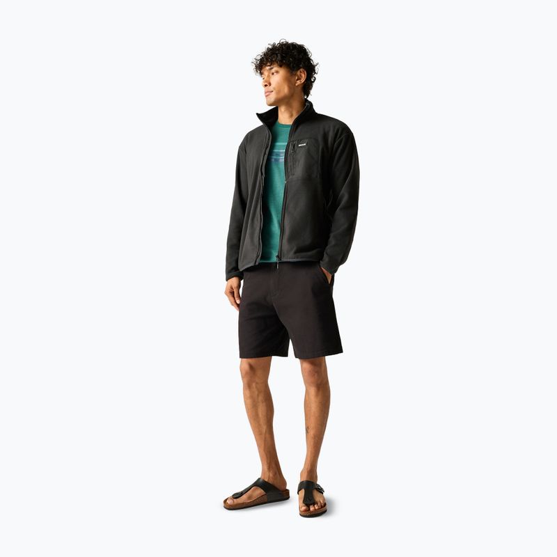 Bluza polarowa męska REGATTA Frankie Full Zip Fleece black/black 2