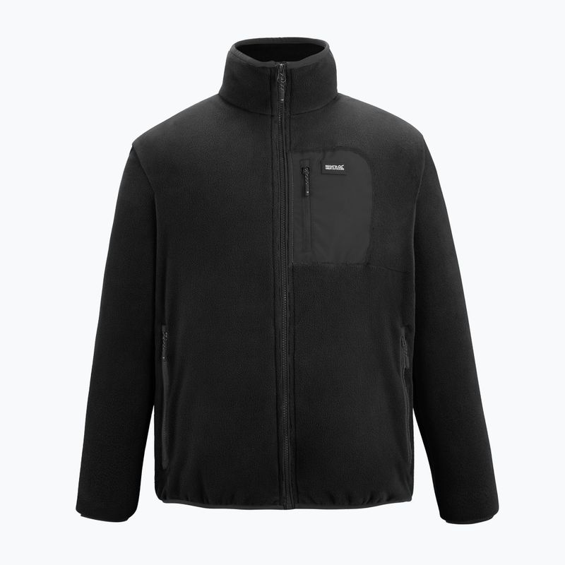 Bluza polarowa męska REGATTA Frankie Full Zip Fleece black/black 6