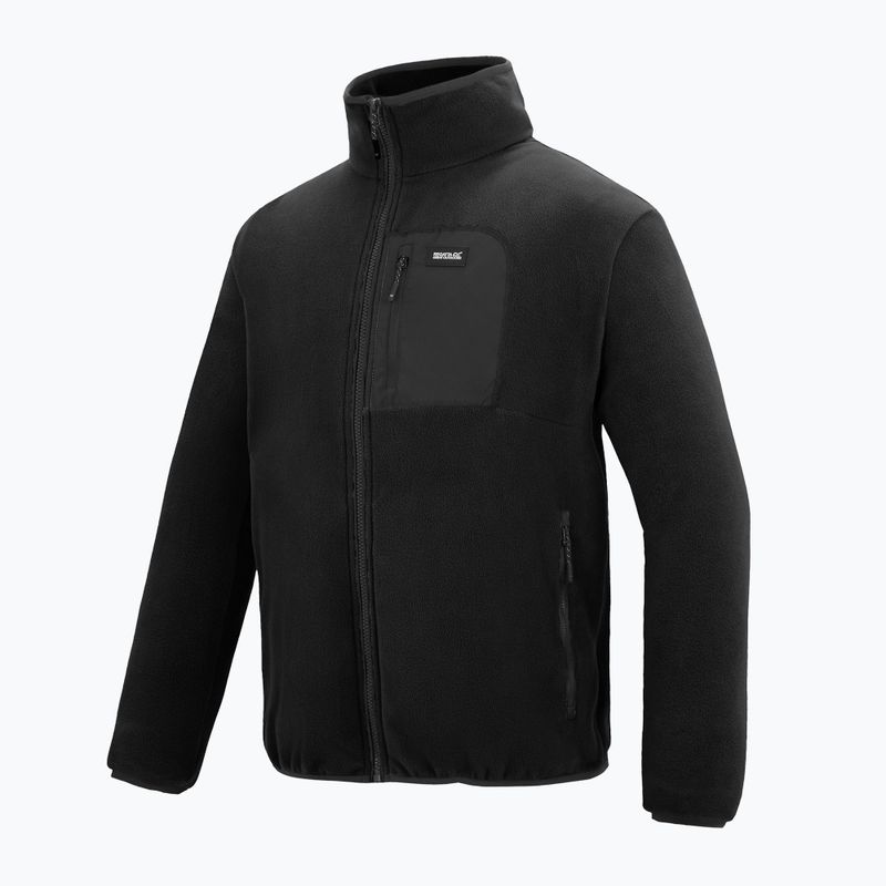 Bluza polarowa męska REGATTA Frankie Full Zip Fleece black/black 8