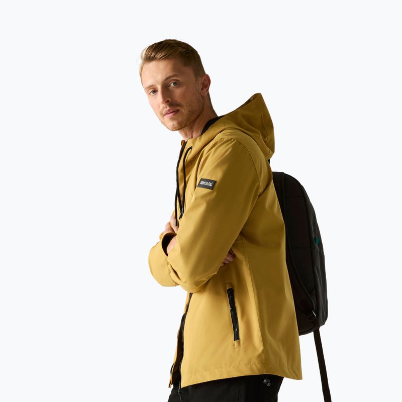 Kurtka przeciwdeszczowa męska REGATTA Waterproof Shell Frankie wood brown 4